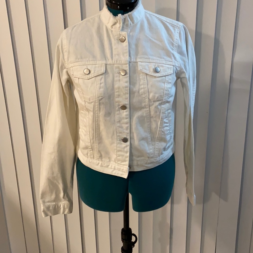 White Denim Jacket